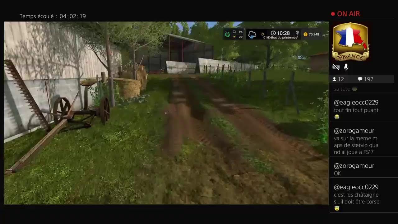Je réinstalle fs17 ps4
