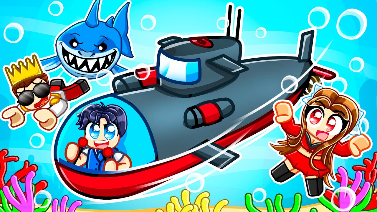 RICH KID Called Me POOR, So I Used NEW MILITARY SUBMARINE In SHARKBITE! (Roblox)