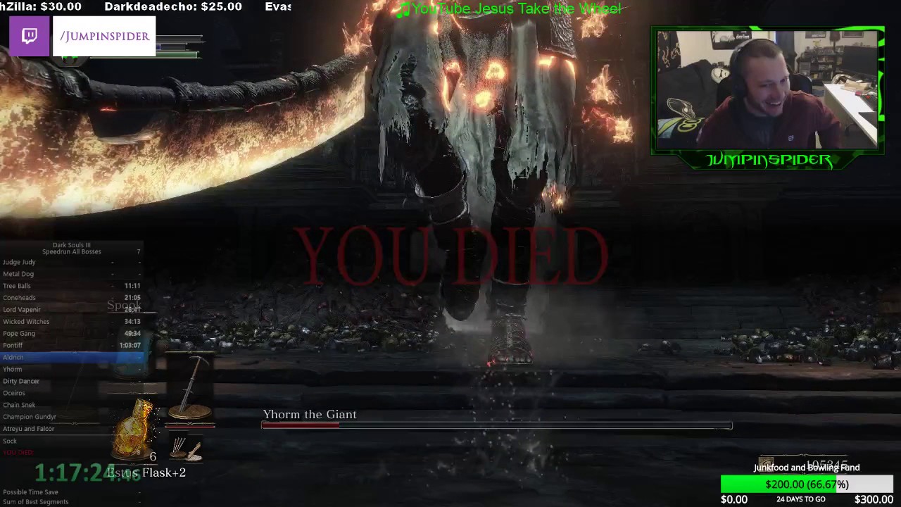 Dark Souls 3 - Yhorm is Impervious to Pain