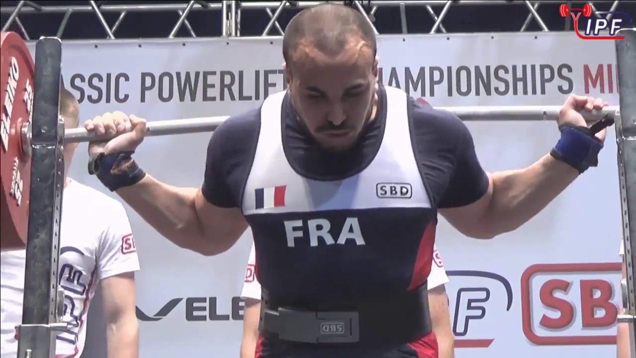 Ali Ben Hadj Ali - 827.5kg 6th Place 105kg - IPF World Classic Powerlifting Championships 2017