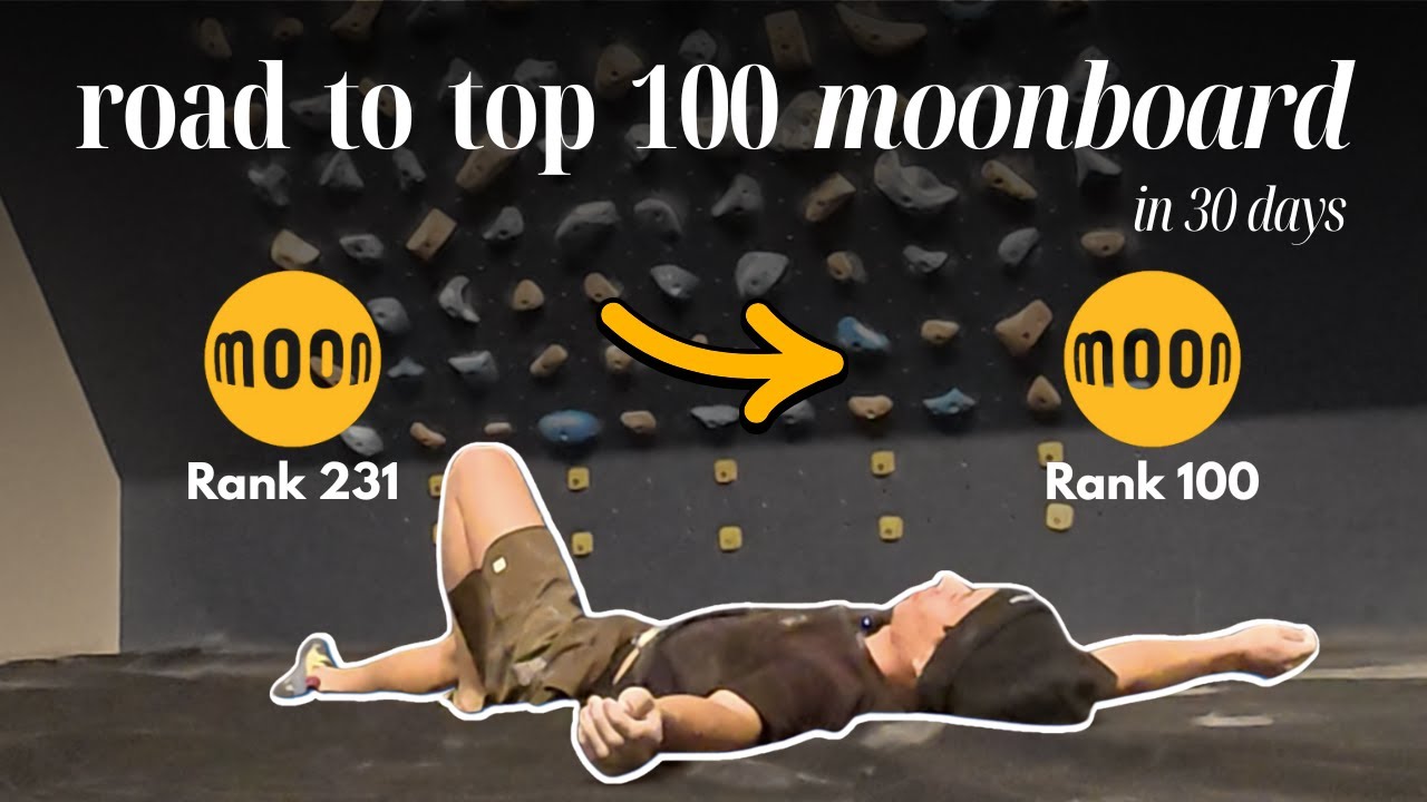 Road to Top 100 (US) MOONBOARD 2024 in 30 days! VLOG part 1