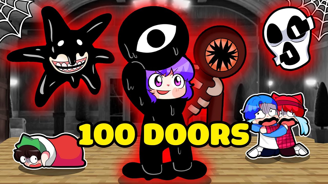 NABEE TROLL SINH TỐ TEAM BẰNG ROBLOX DOORS TRONG MINECRAFT*NABEE 100 DOORS 🤣🤪😈