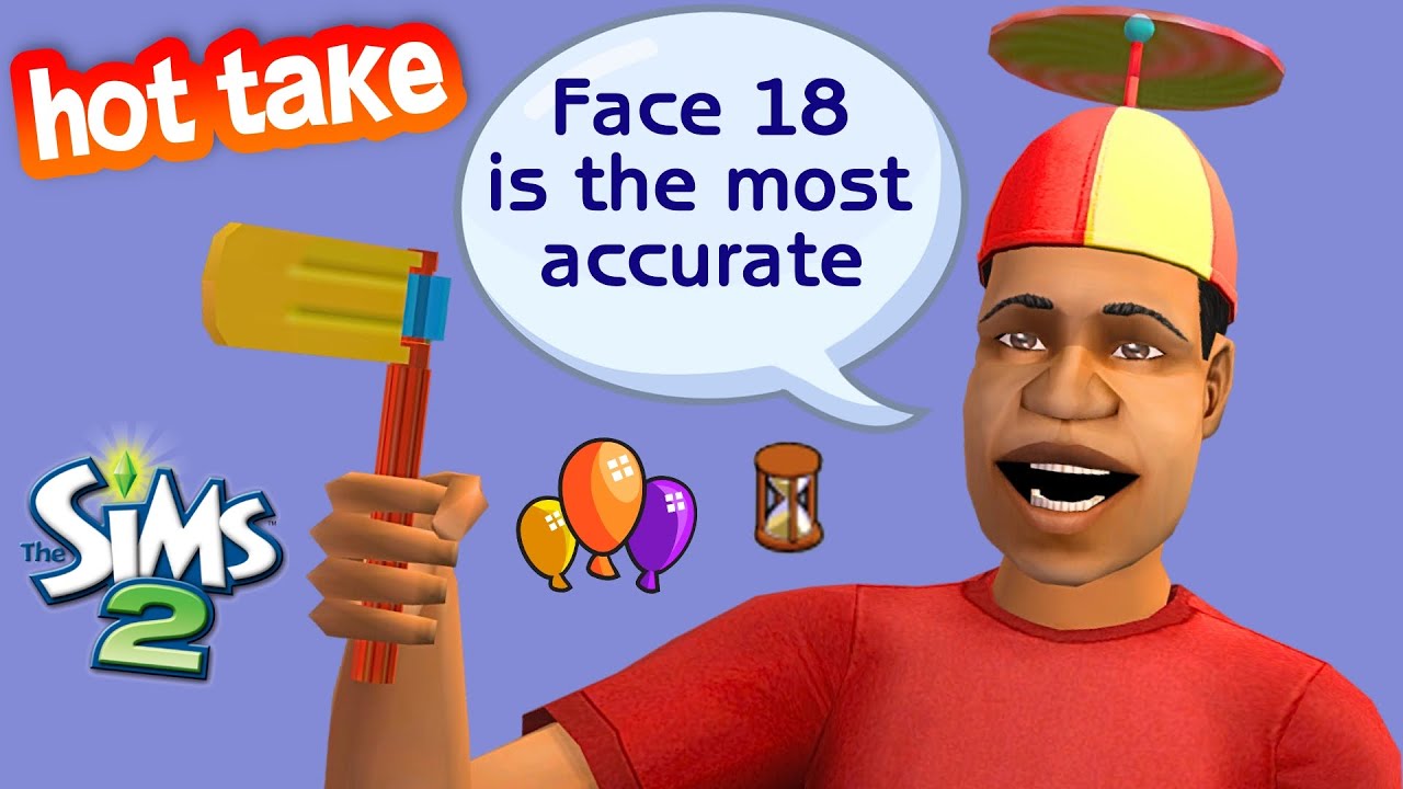 Analyzing Face Templates for The Sims 2's 20th Birthday