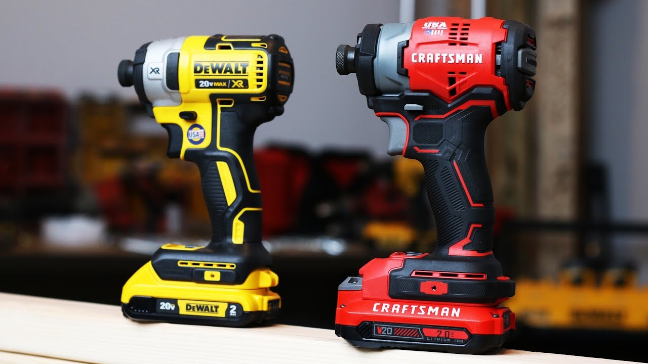 DeWALT (DCF887) VS Craftsman (CMCF820) - Best American Made Impact Driver Comparison Test!