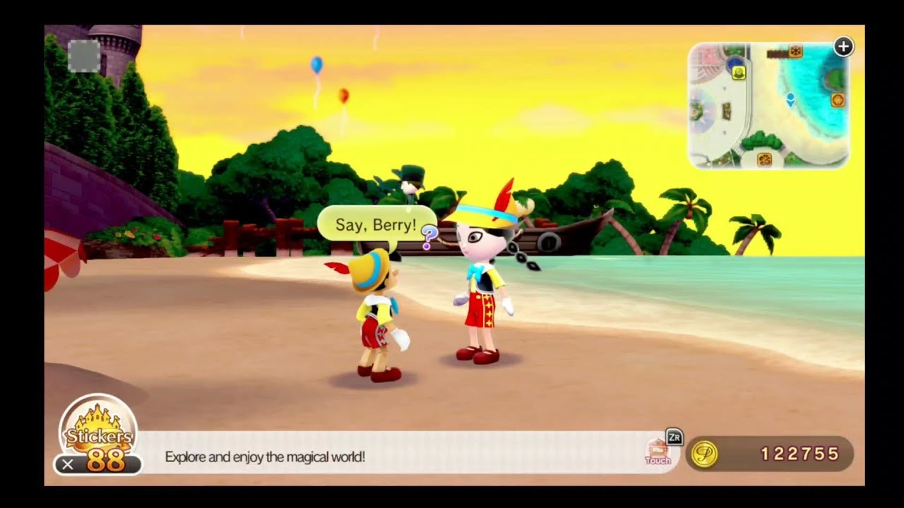 I helped Pinocchio a favor in Disney Magical World 2