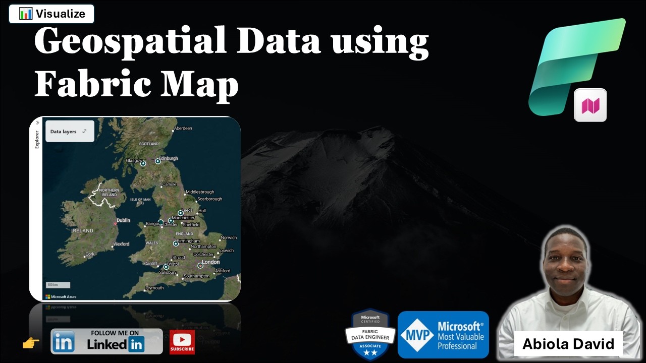 Визуализация геопространственных данных с помощью Microsoft Fabric Map