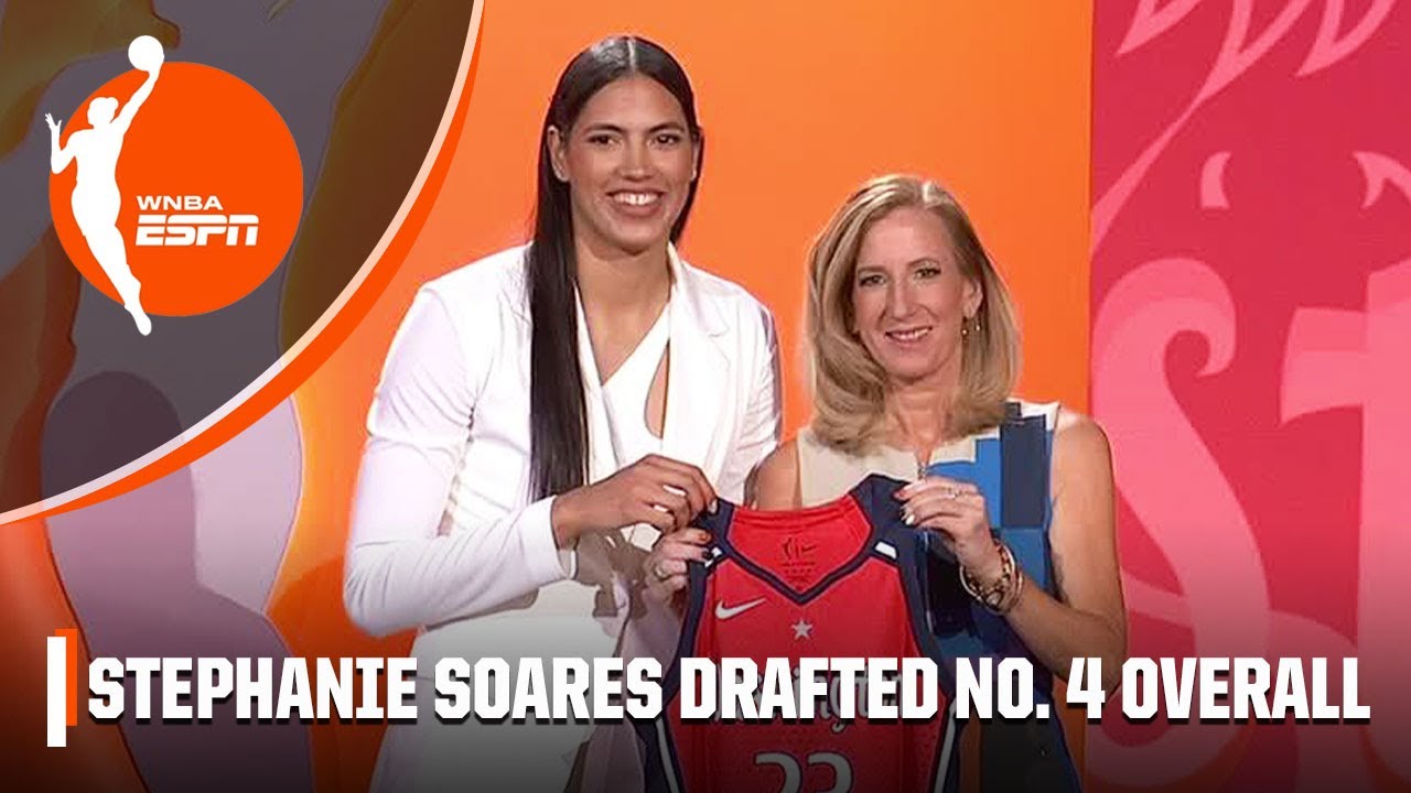 Washington Mystics select Stephanie Soares with the No. 4 pick in the WNBA Draft | WNBA on ESPN