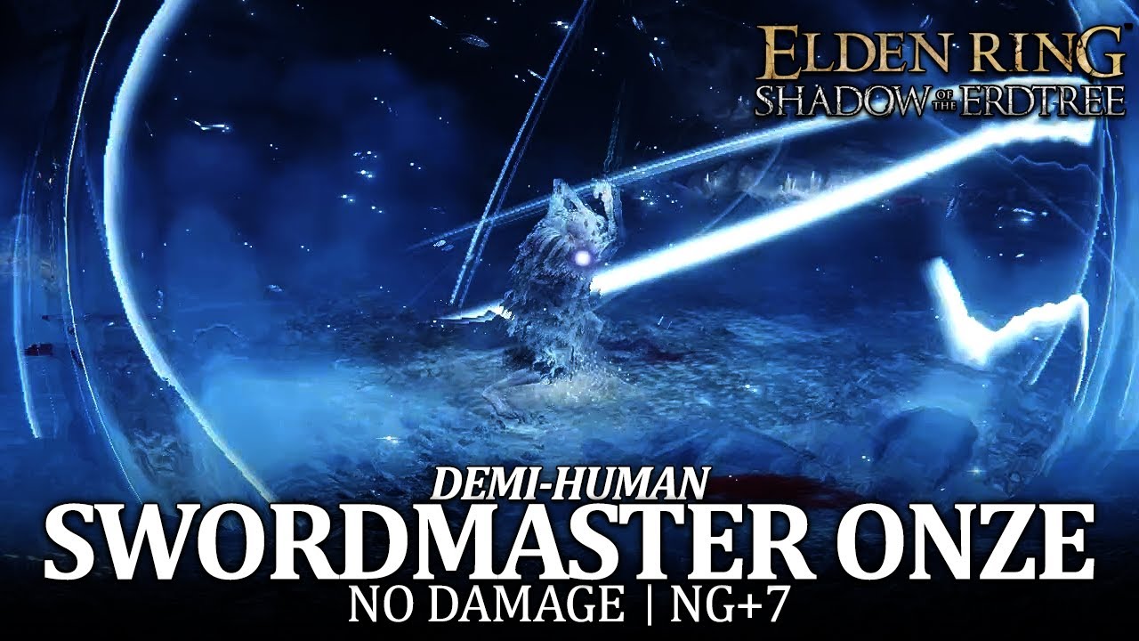 Demi-Human Swordmaster Onze Boss Fight (No Damage / NG+7) [Elden Ring DLC]