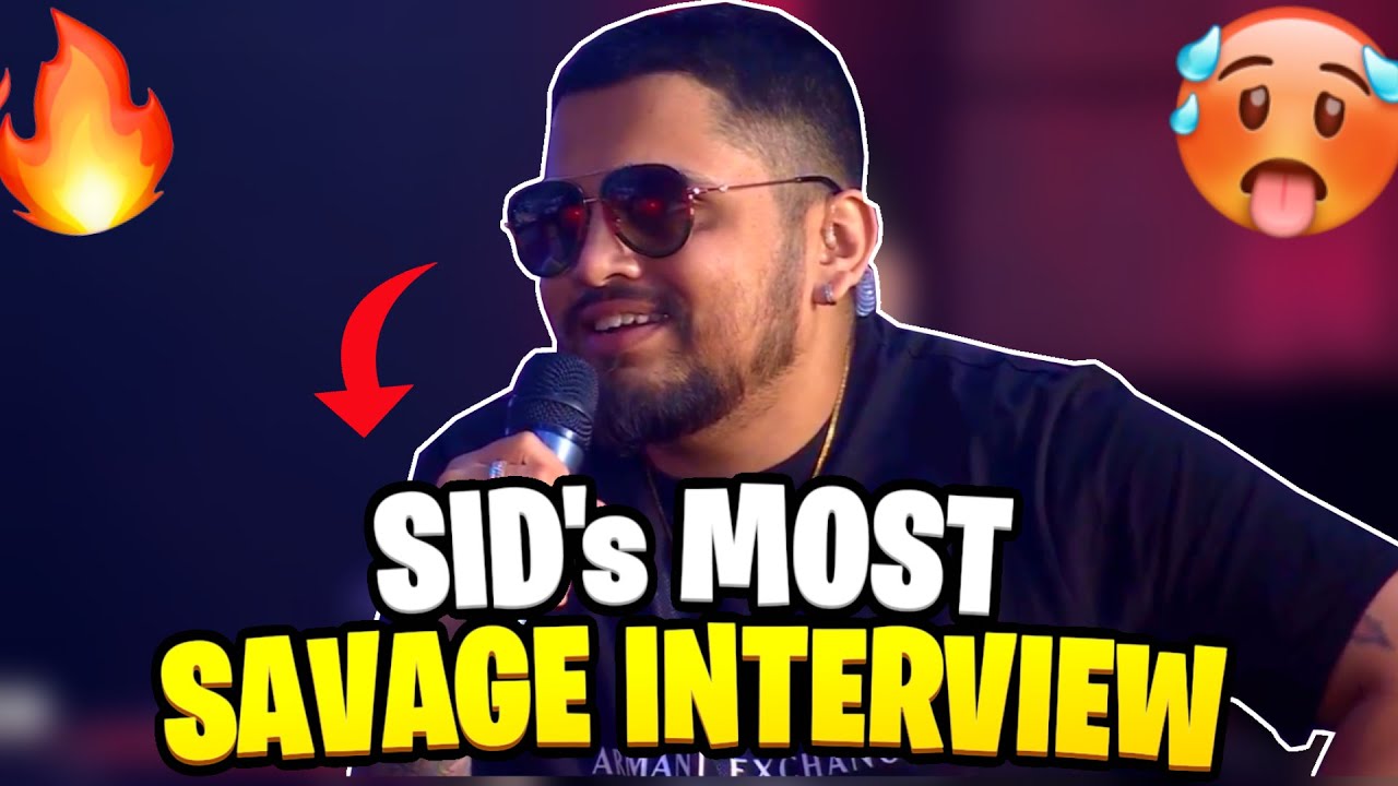SID'S SAVAGE INTERVIEW IN LAN EVENT..!?!! 🔥
