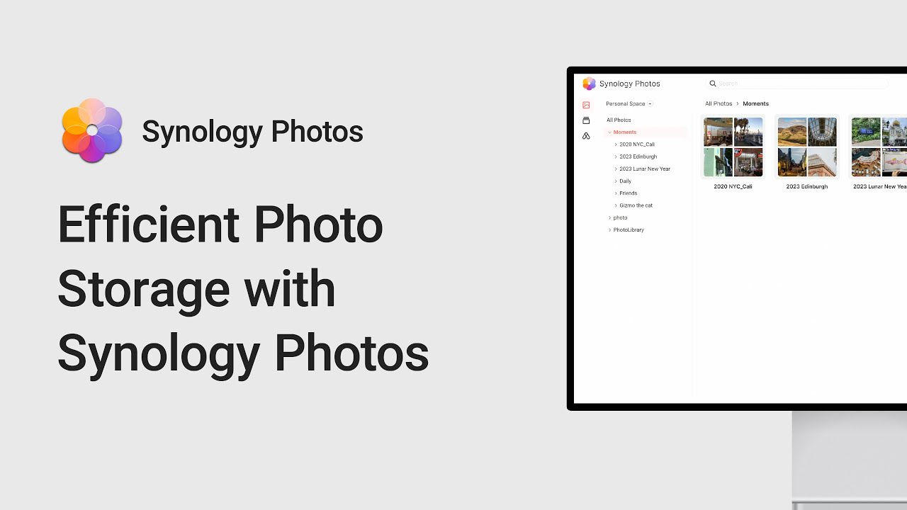 Upgrade to Synology Photos to store and organize your lifetime’s memories more efficiently