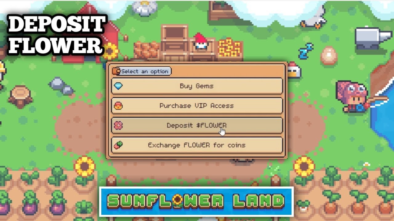 CARA DEPOSIT TOKEN FLOWER DI SUNFLOWER LAND INDONESIA part 10