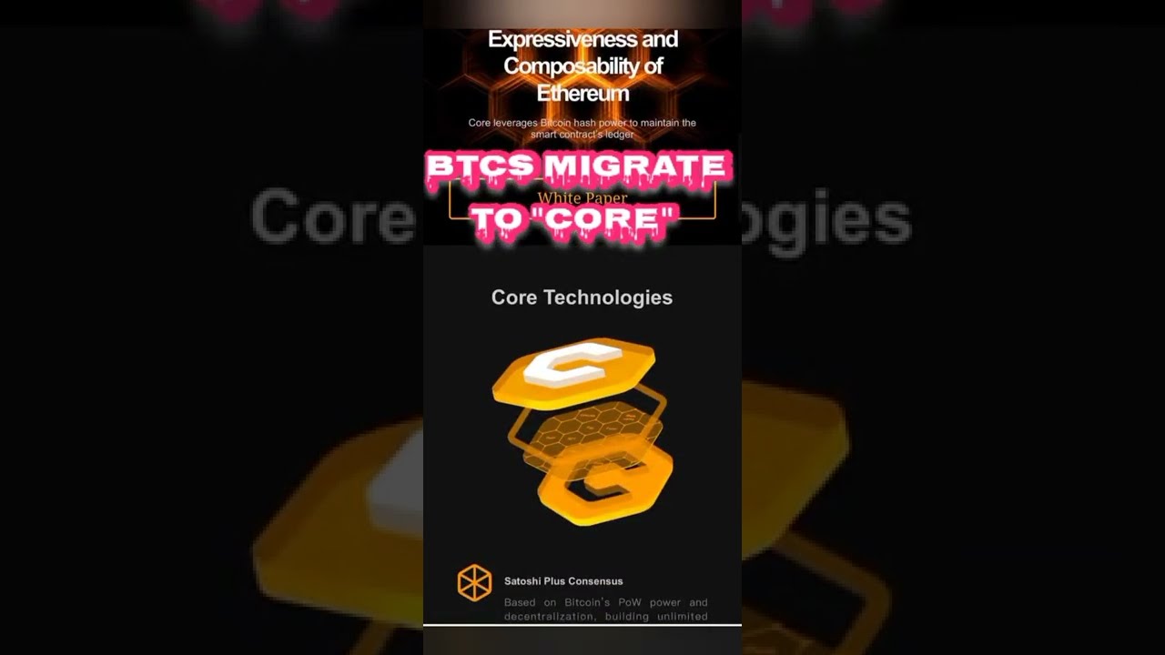 #BTCs migrate to #CORE  #satoshiplusconsensus #CoreDAO