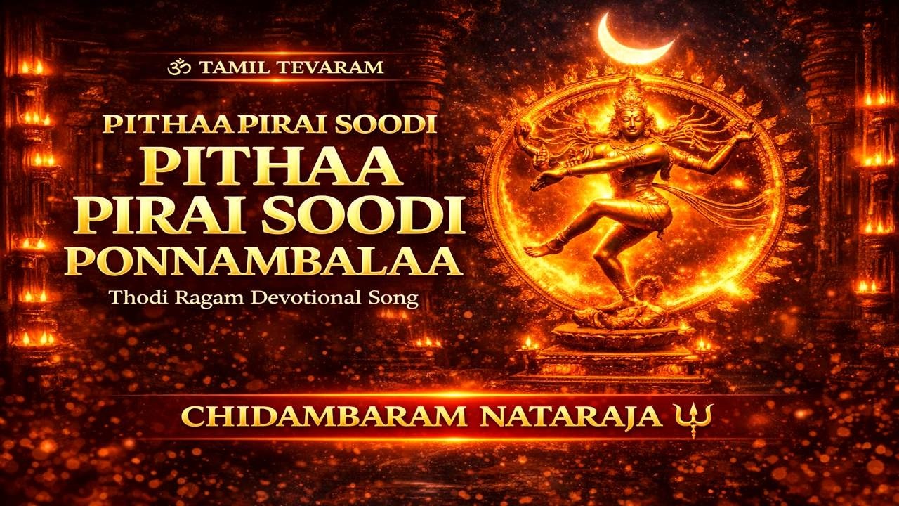 பித்தா பிறைசூடி பொன்னம்பலா 🌙 Tamil Shiva Song | Thodi Devotional | Chidambaram Nataraja 2026