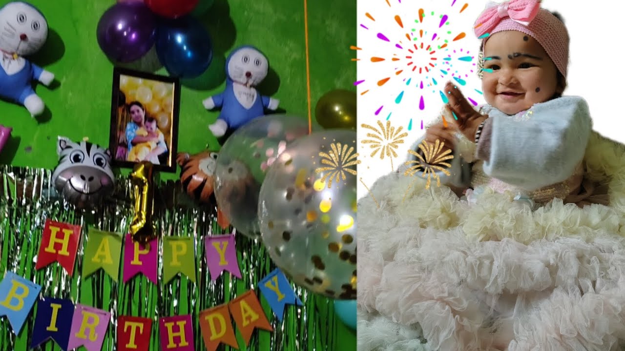 My baby 1st Birthday Celebration 🎊🎂1 Year Complete ✅ #newvlog 😚💗🧿..