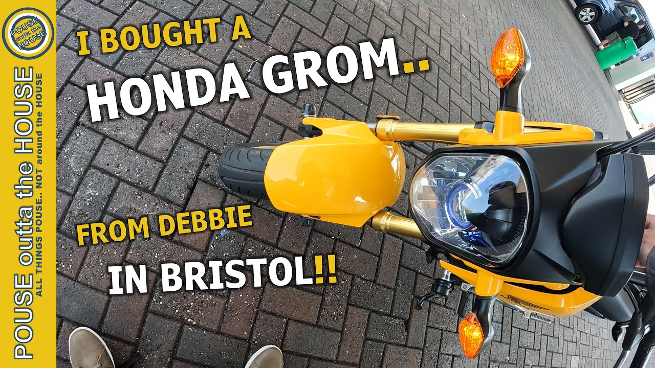 Я купил мотоцикл Grom у Дебби в Бристоле! Мотоблог о Honda MSX 125. Первый тест-драйв и обзор Hon...
