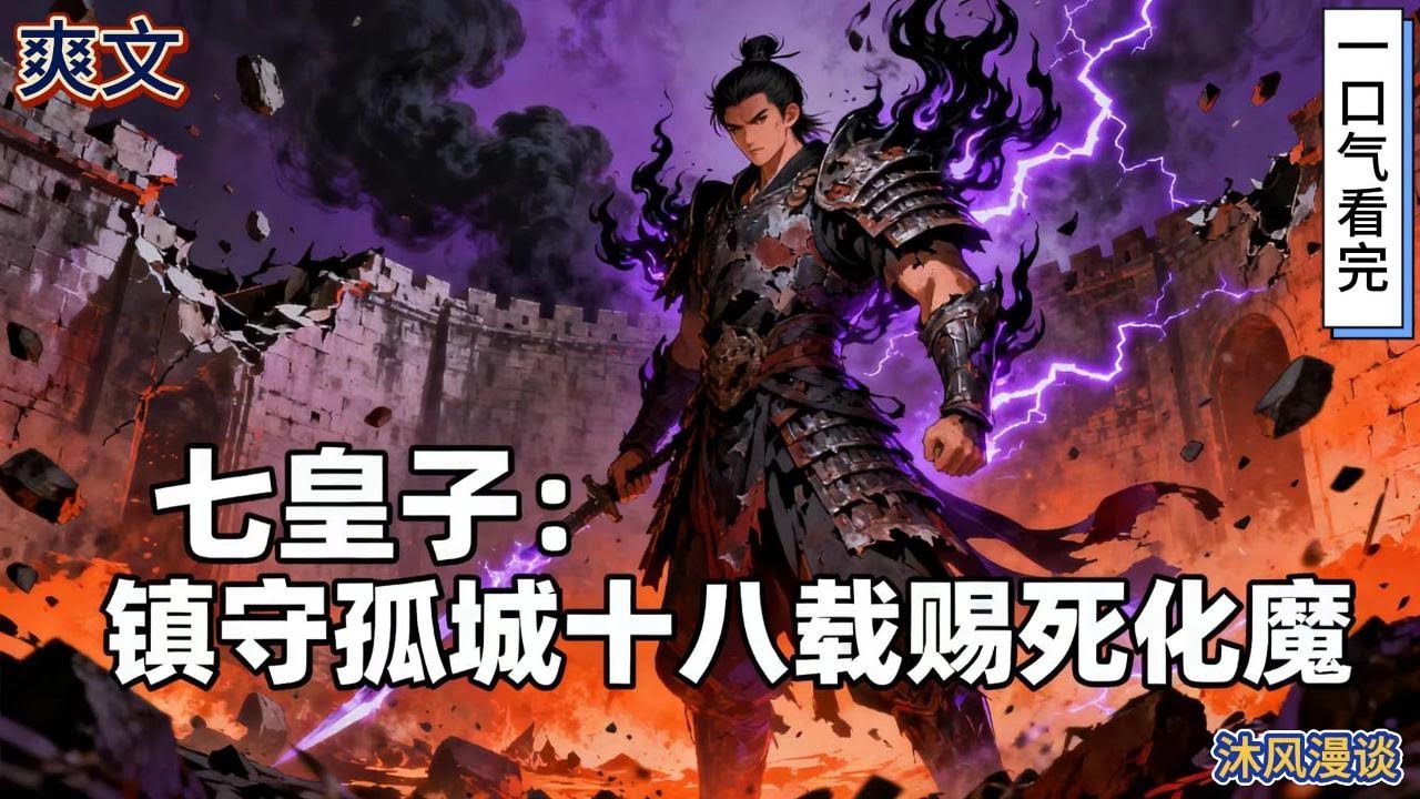 完结《七皇子：镇守孤城十八载赐死魔化》乾七皇子被流放西域铁壁城十八载，觉醒系统，融合龙象波若功，获得烈阳焚天枪，召唤不死不灭魔煞铁浮屠，实力大增，为兄报仇！#動漫 #穿越#有声漫画#爽文#玄幻 #无敌