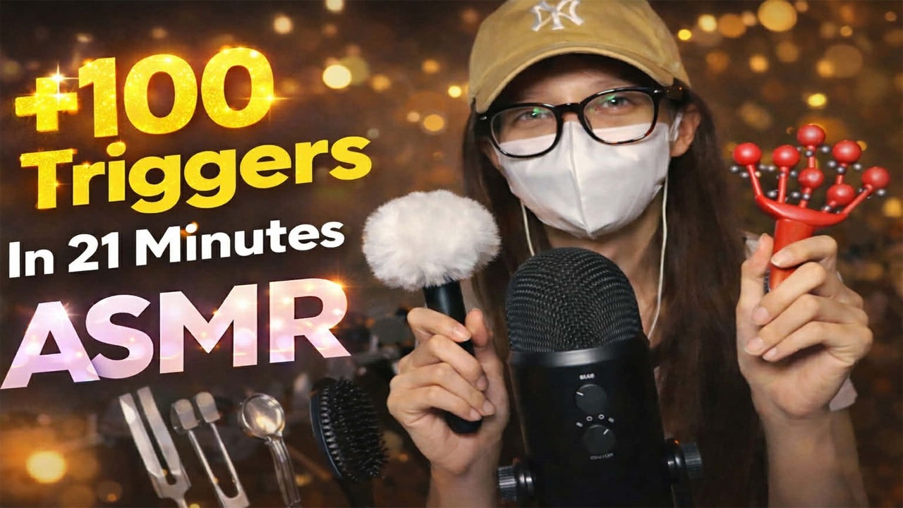 ASMR | Episode 118 (无人声): +100 Triggers In 21 Minutes ♡ ASMR 😴😴