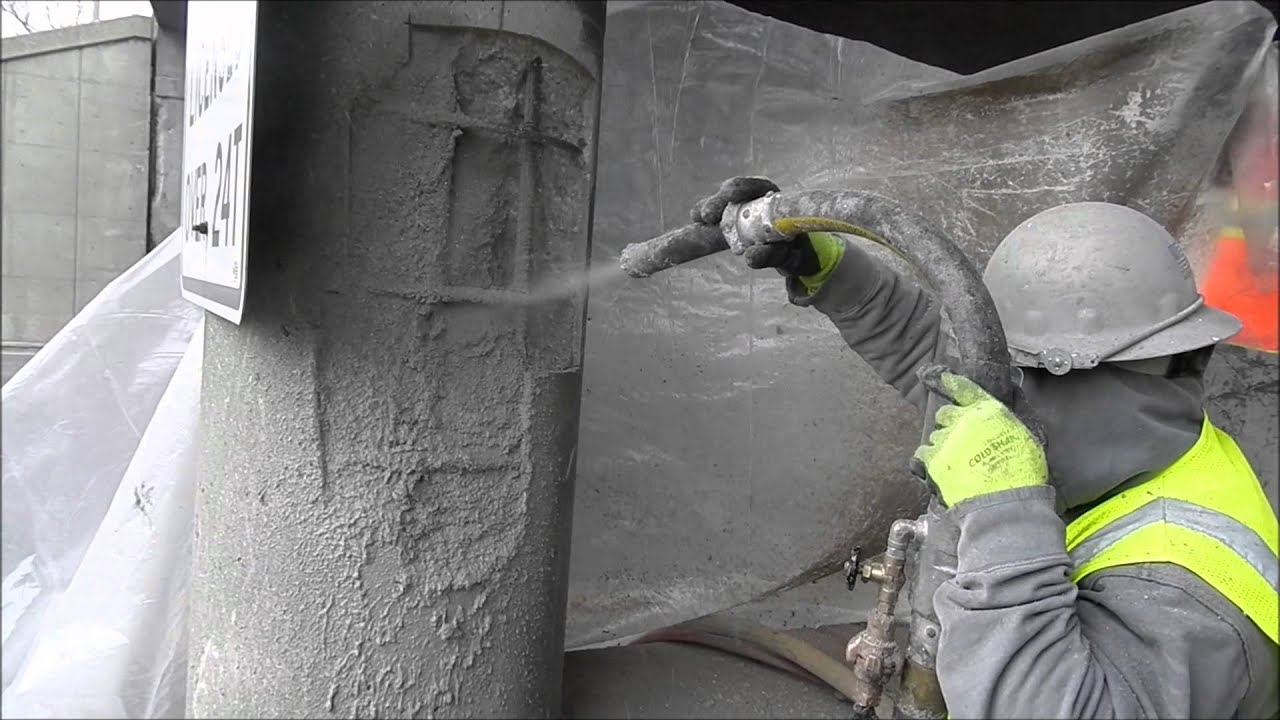 Phoscrete SG Dry Shotcrete Fast Gunite Concrete Repair
