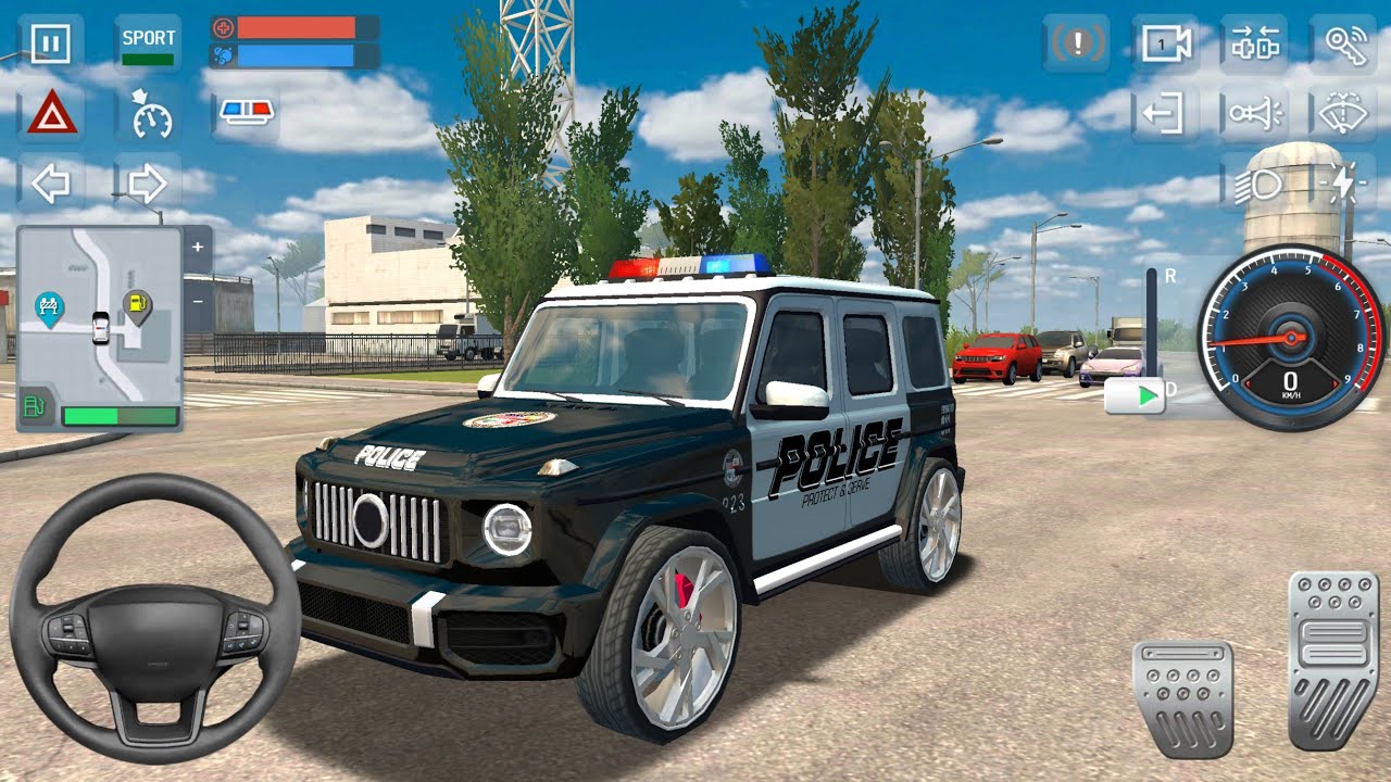 محاكي ألقياده سيارة شرطة العاب شرطة العاب سيارات العاب اندرويد Android Gameplay Police Sim 2025