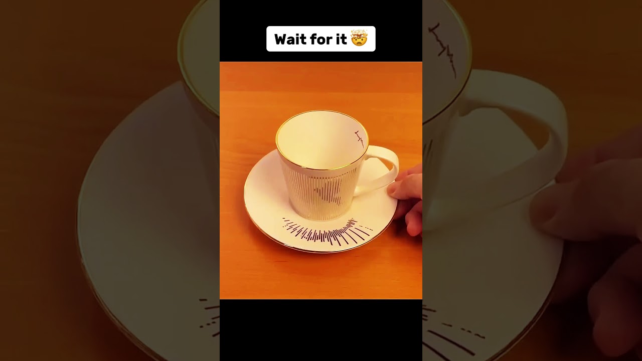 Locomotion Anamorphic Cup SECRET 🗿 #shorts #physics