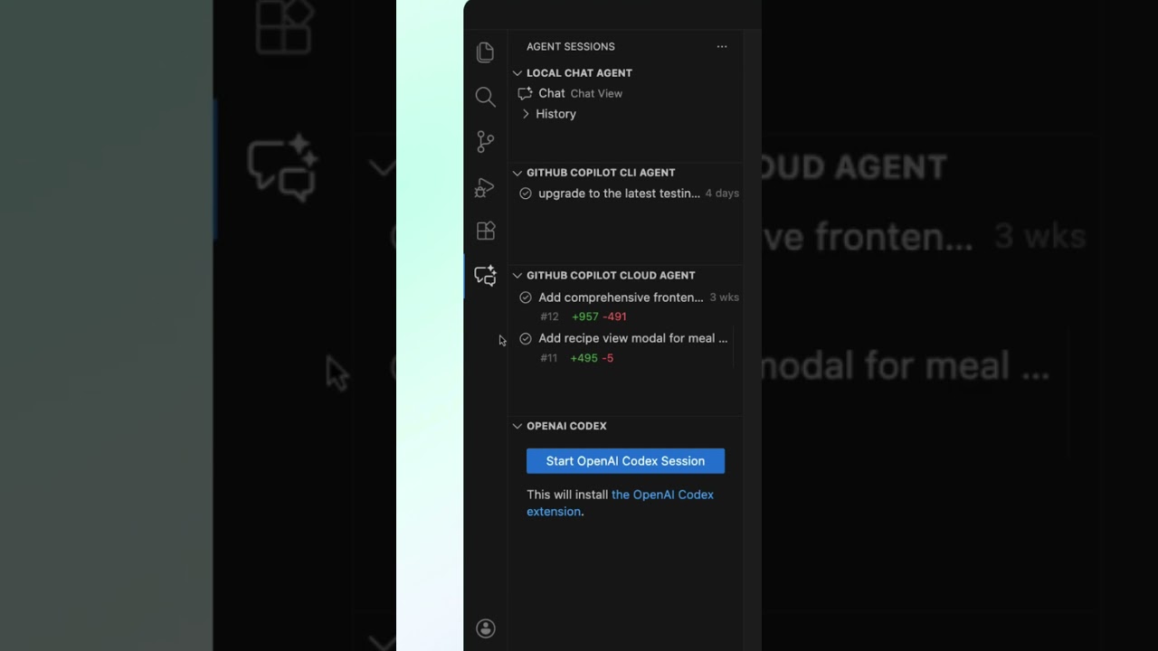 OpenAI Codex интегрирован в VS Code