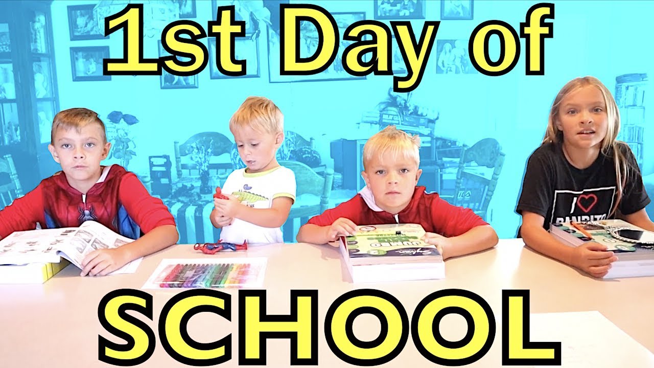 FIRST DAY OF SCHOOL 🏫 (HOMESCHOOL)