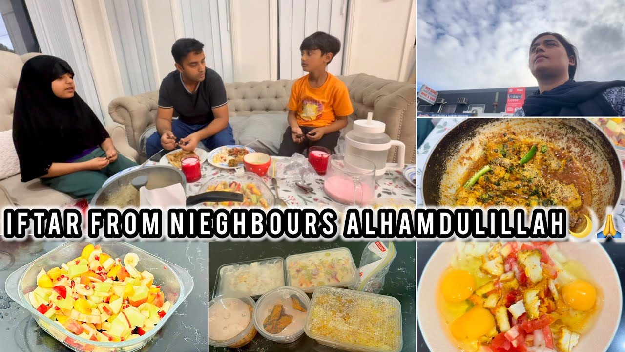 Iftar From Nieghbours Alhamdulillah🌙🙏Husband's Favorite Chicken Karahi Australian 🇦🇺Pakistani Family