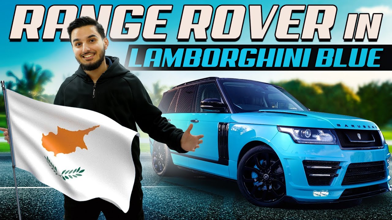 Cyprus Gets Bold: Lamborghini Style on a Range Rover! Rare People Dare to Stand Out