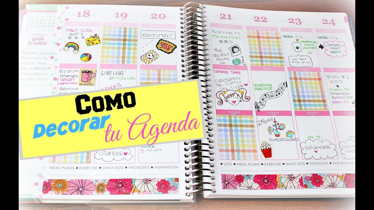 COMO DECORO MI ERIN CONDREN LIFE PLANNER ❤
