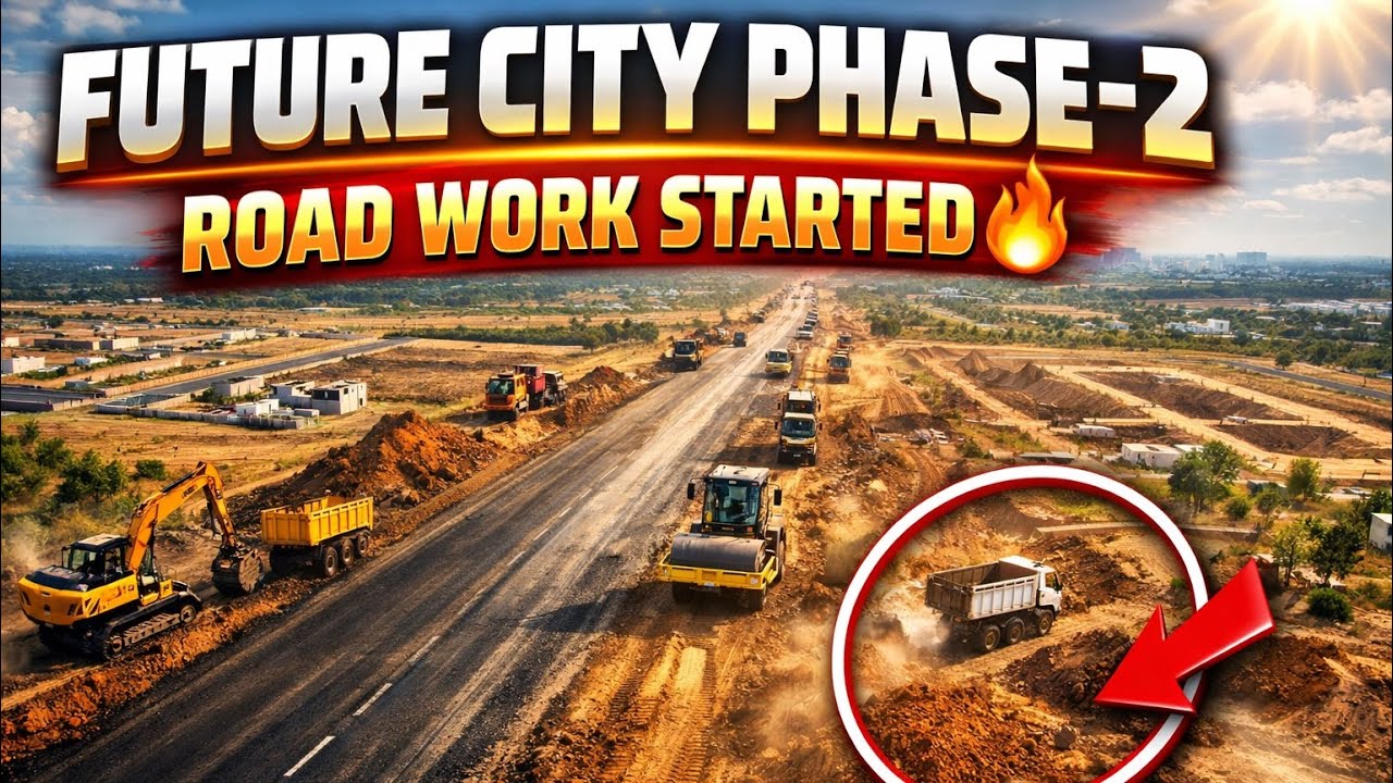 Hyderabad Future City Phase 2 Road Work Started | 330 Feet Road Development Update 2026 #future #hyd