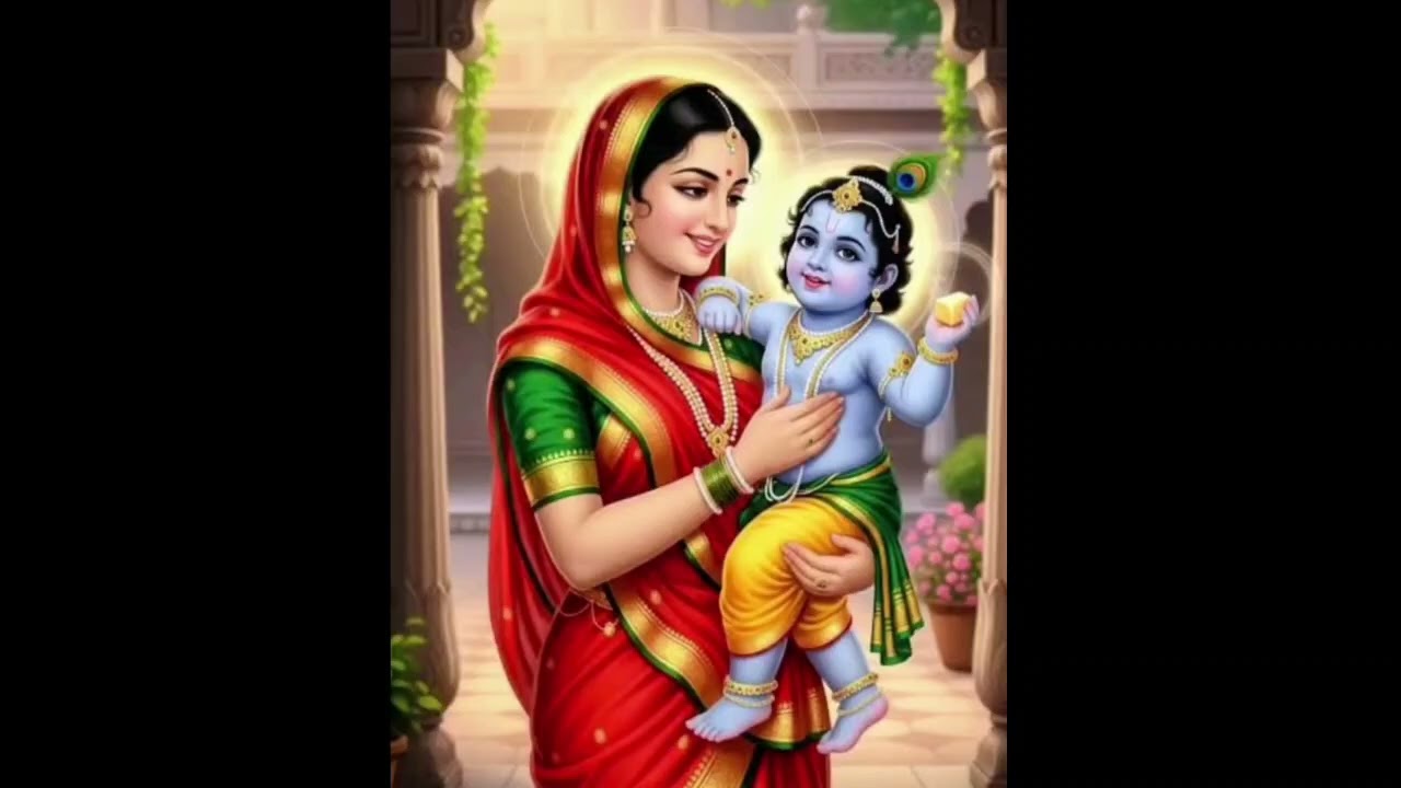 #पालना में झूलत नंदलाल हंसत सुख देत सबन को#