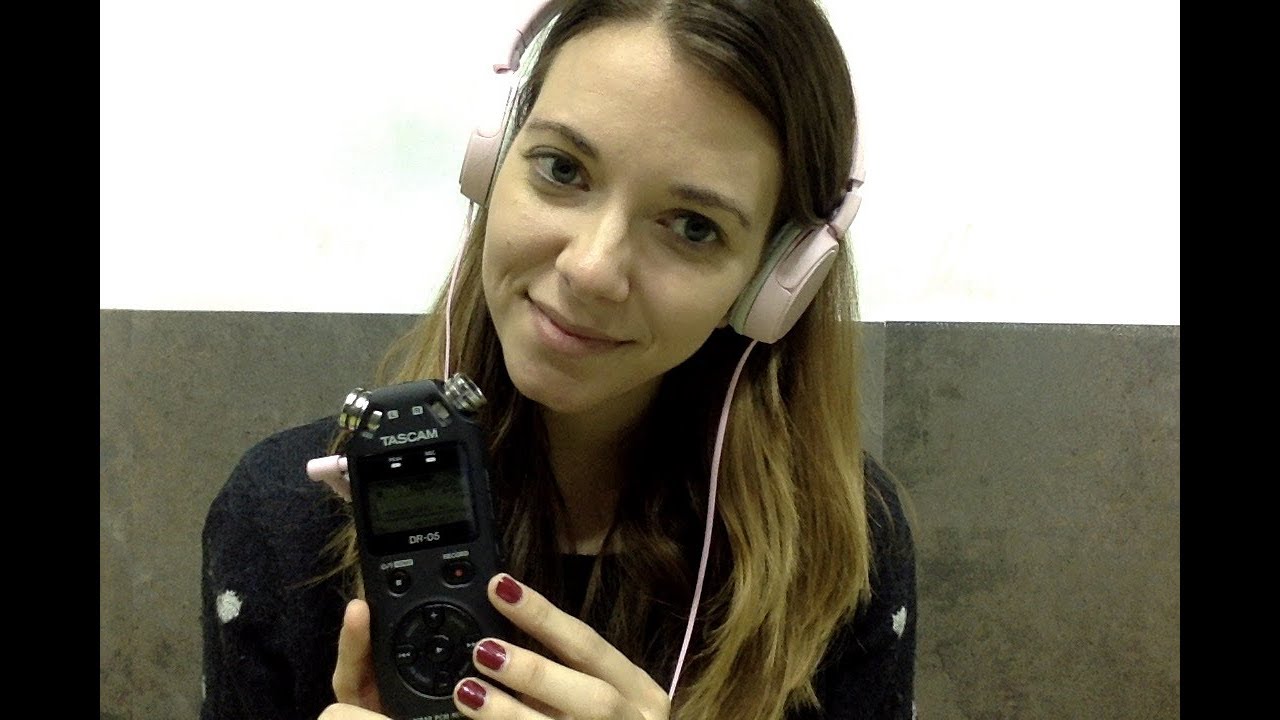 ASMR. Sonidos cosquillosos. CON LA TASCAM.En español