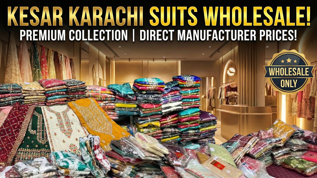 Kesar Karachi Suits For Wholesalers || GABA FASHIONER