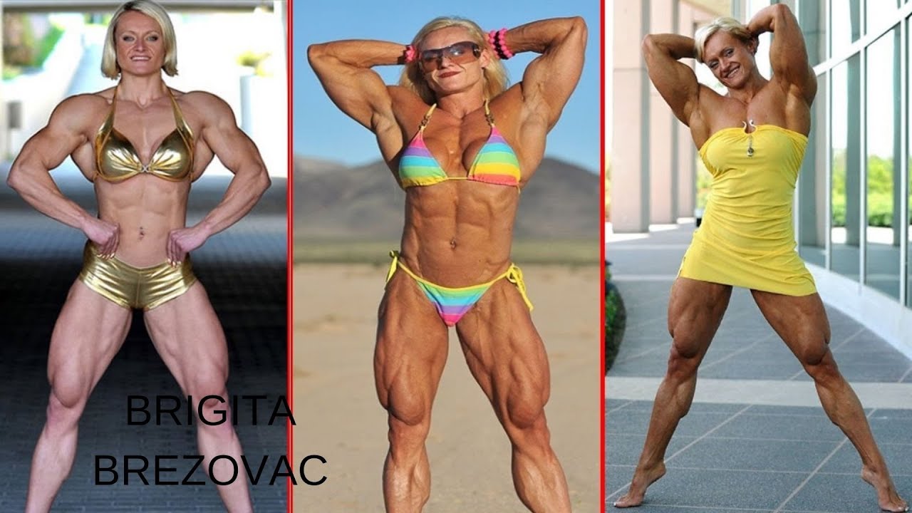 BRIGITA BREZOVAC IFBB PRO I Fitness Model Gym Workout