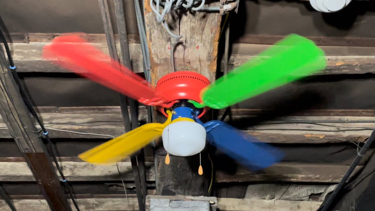 Mainstays Decor Hugger Ceiling Fan 42” (Multi-Color)(No Commentary)