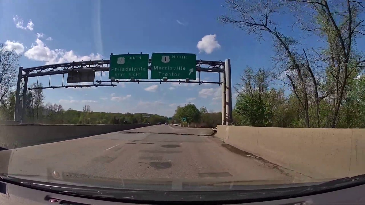 (2) US 13 Expressway --Tullytown to Morrisville (to US 1)-- northbound