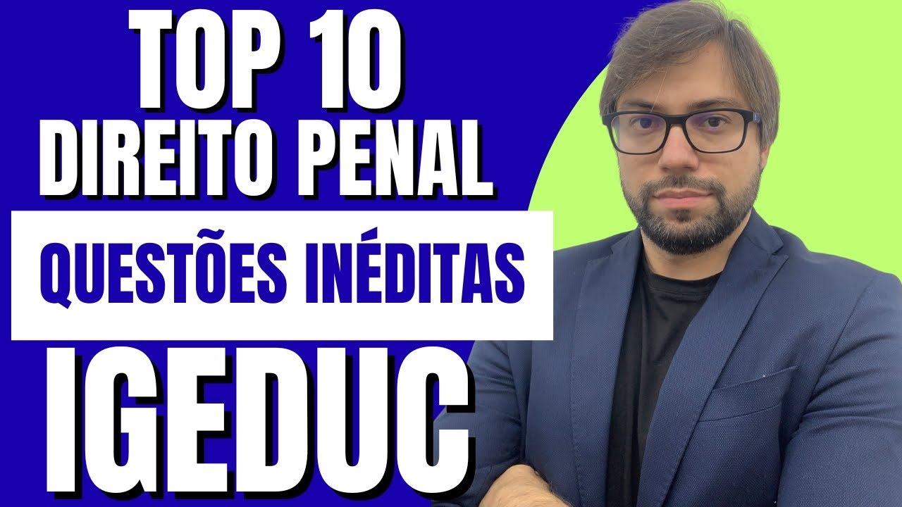 CONCURSO GUARDA MUNICIPAL PAULISTA-PE: RESOLUÇÃO DE QUESTÕES DIREITO PENAL com JÚLIO CEZAR MATOS