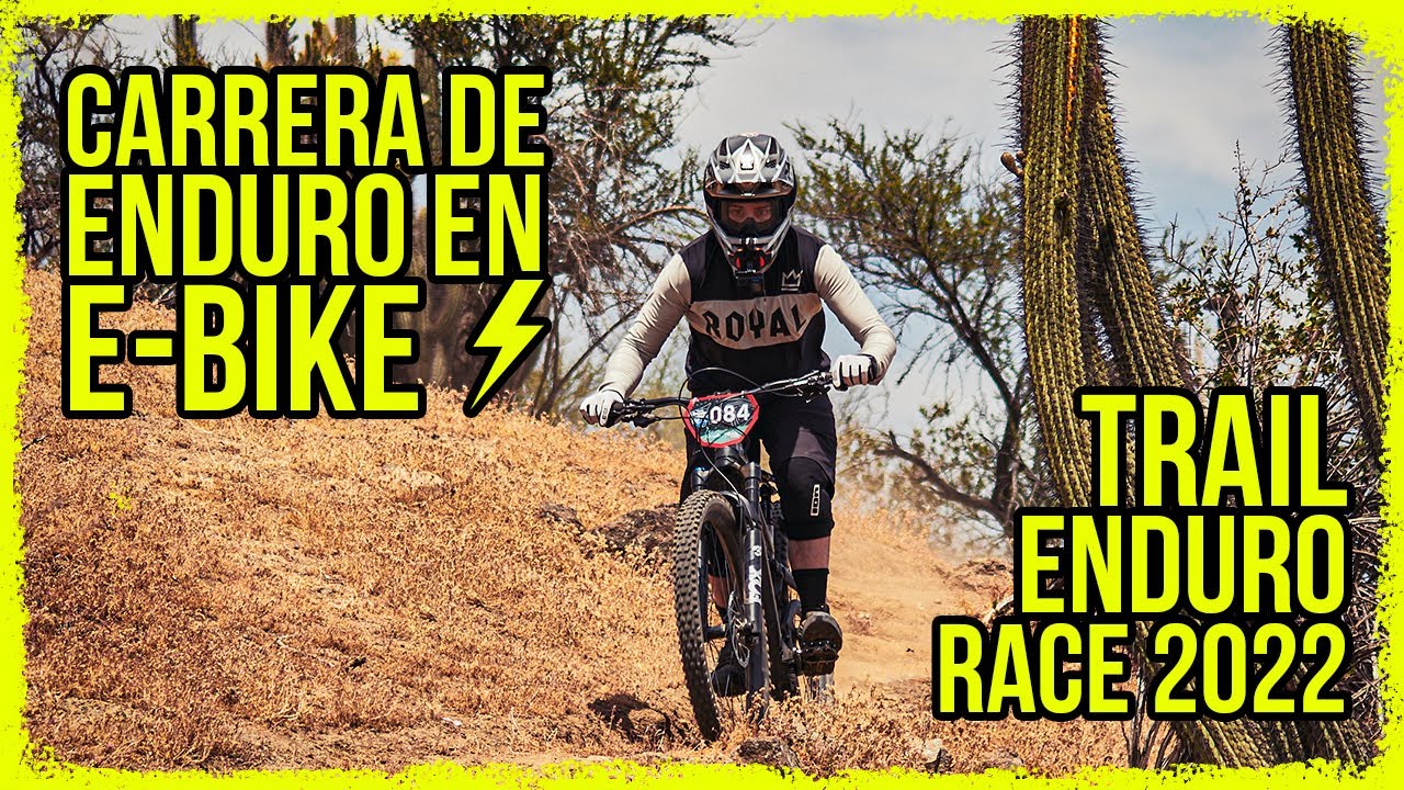 Carrera de Enduro en una Bicicleta Eléctrica - Trail Enduro Race en Parque Outlife Chamisero