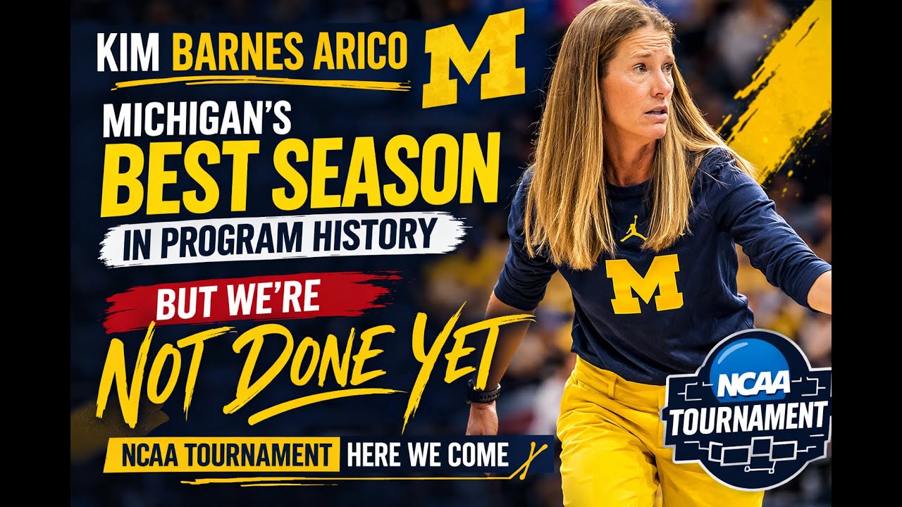 Michigan Coach Kim Barnes Arico: “This Is the Best Season in Program History”