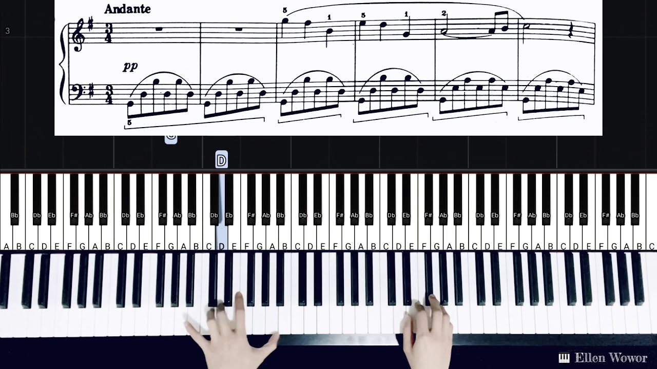 The Swan | Camille - Saint - Saens | from the Piano Pieces for Children