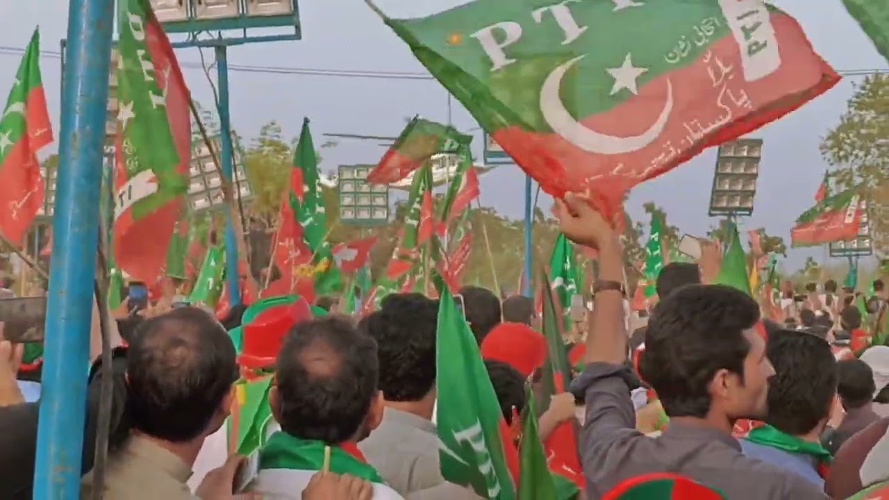 27 march jalsa Imran khan landing hilcoter