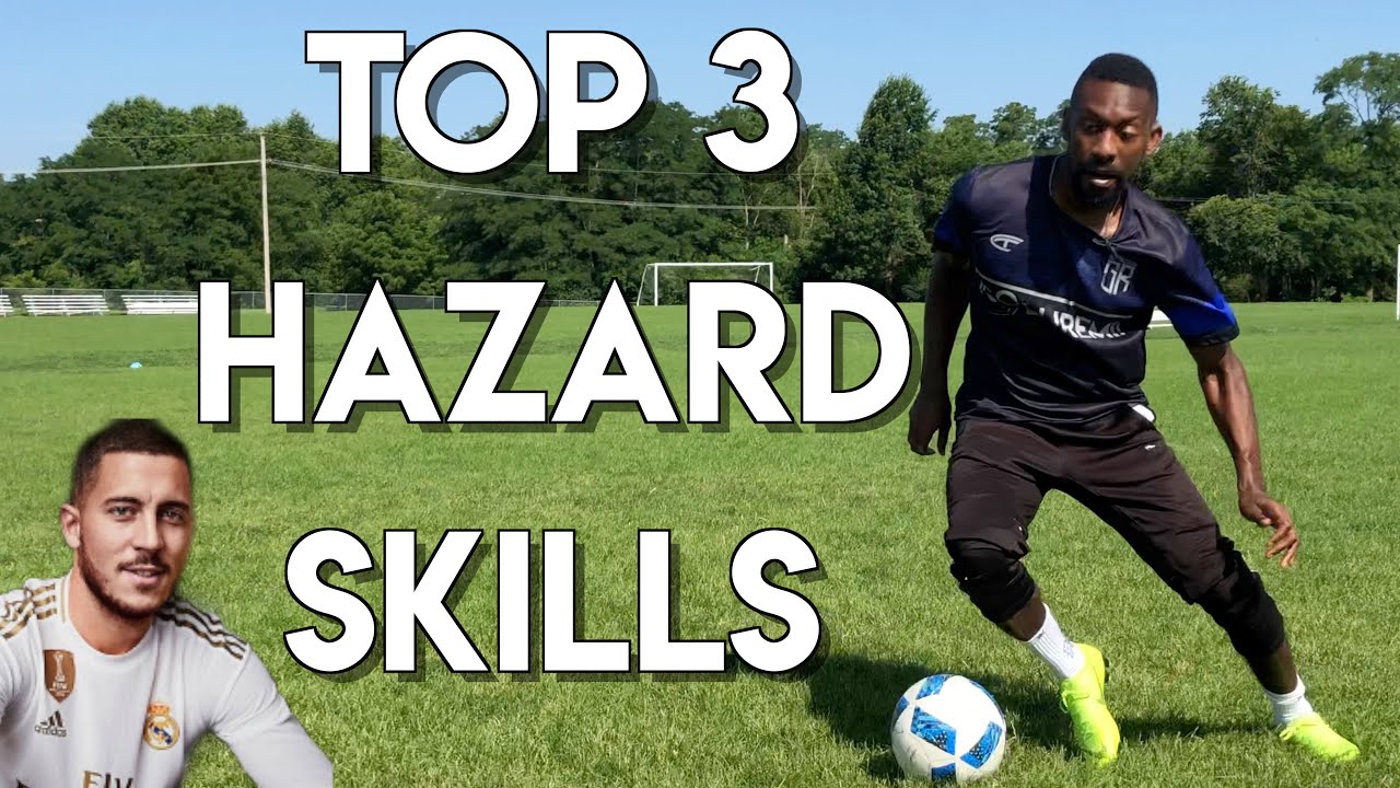 3 SIMPLE EDEN HAZARD SOCCER SKILS - PLAY LIKE HAZARD