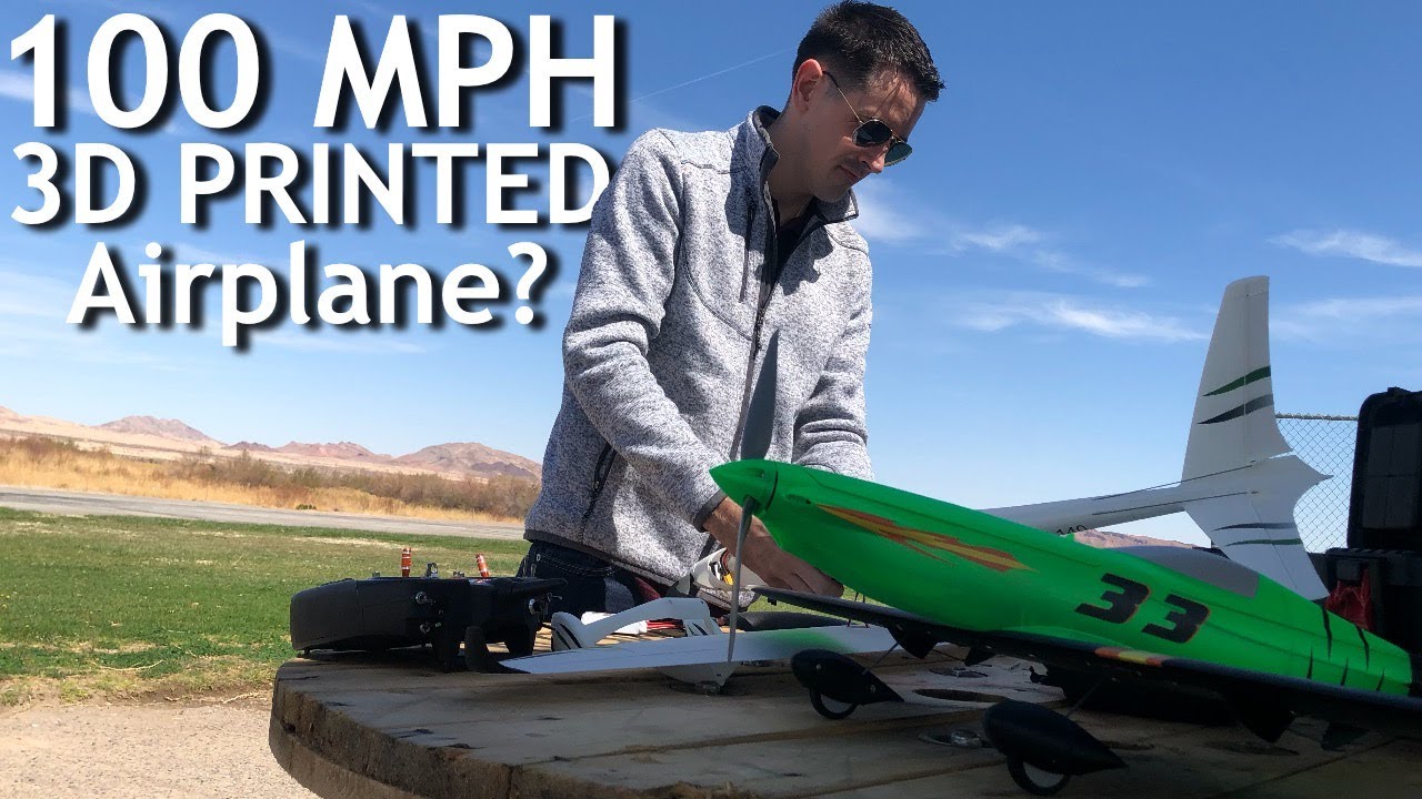 Super Fast 3D Printed RC Airplane - Eclipson Model R