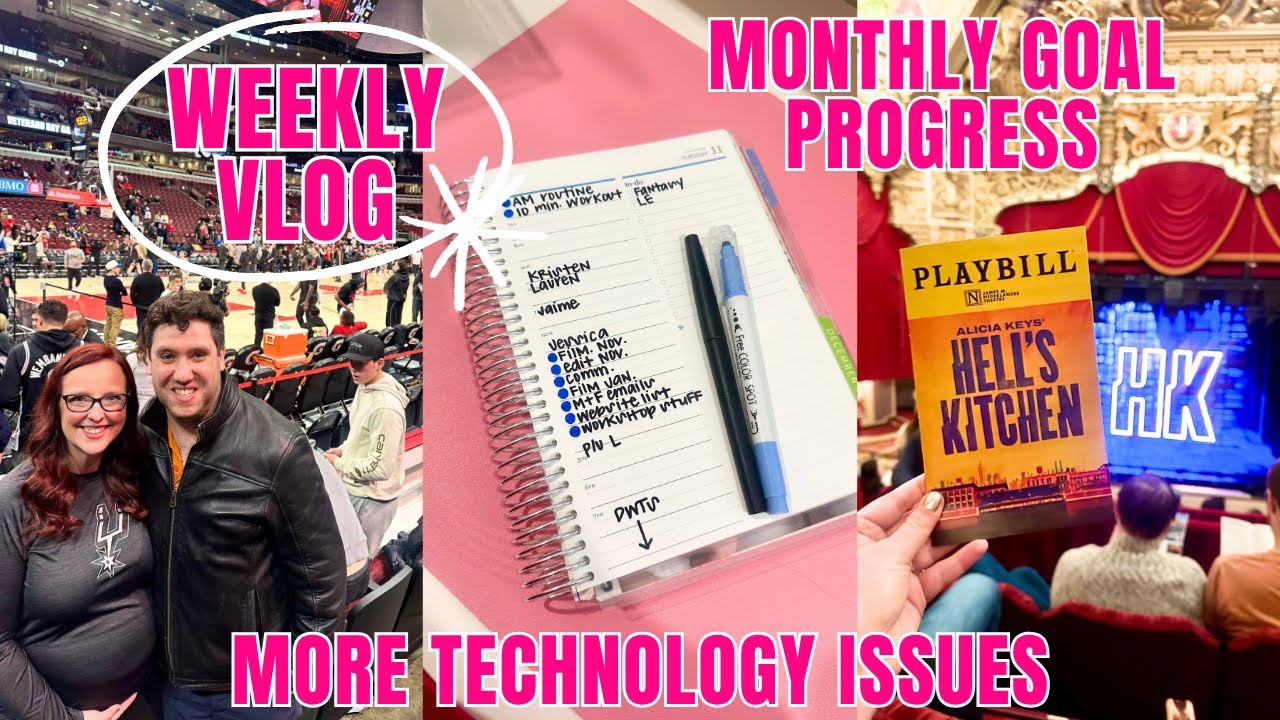 DAILY PLAN WITH ME & SCRAPBOOKING SUPPLY ORGANIZATION | WEEKLY VLOG NOVEMBER 2025