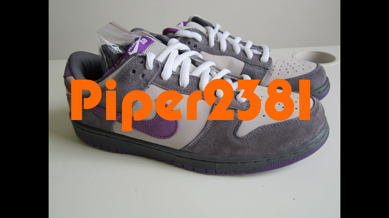 Nike SB Purple Pigeon Dunks