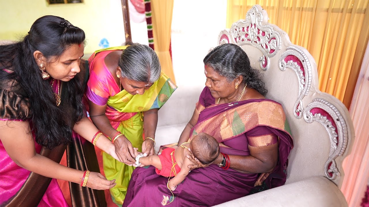 Ammu Pappa's 28th day Celebration | பாப்பாக்கு Jwels போட்டு முதல் Function . | Mrs.Abi 2.0
