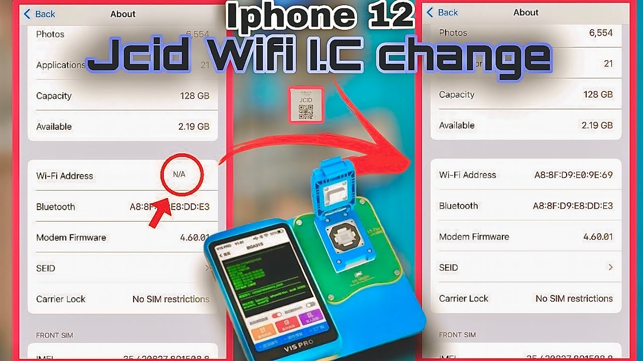 iPhone 12 how to change JCID wifi ic. ( iPhone 12 to 15PM wifi solution JC programmer)