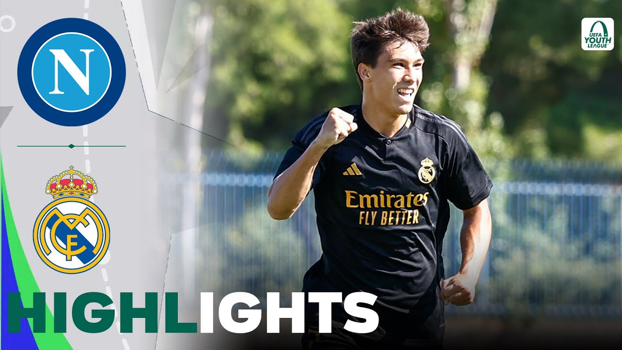 Real Madrid vs Napoli | Highlights | UEFA Youth League 03-10-2023