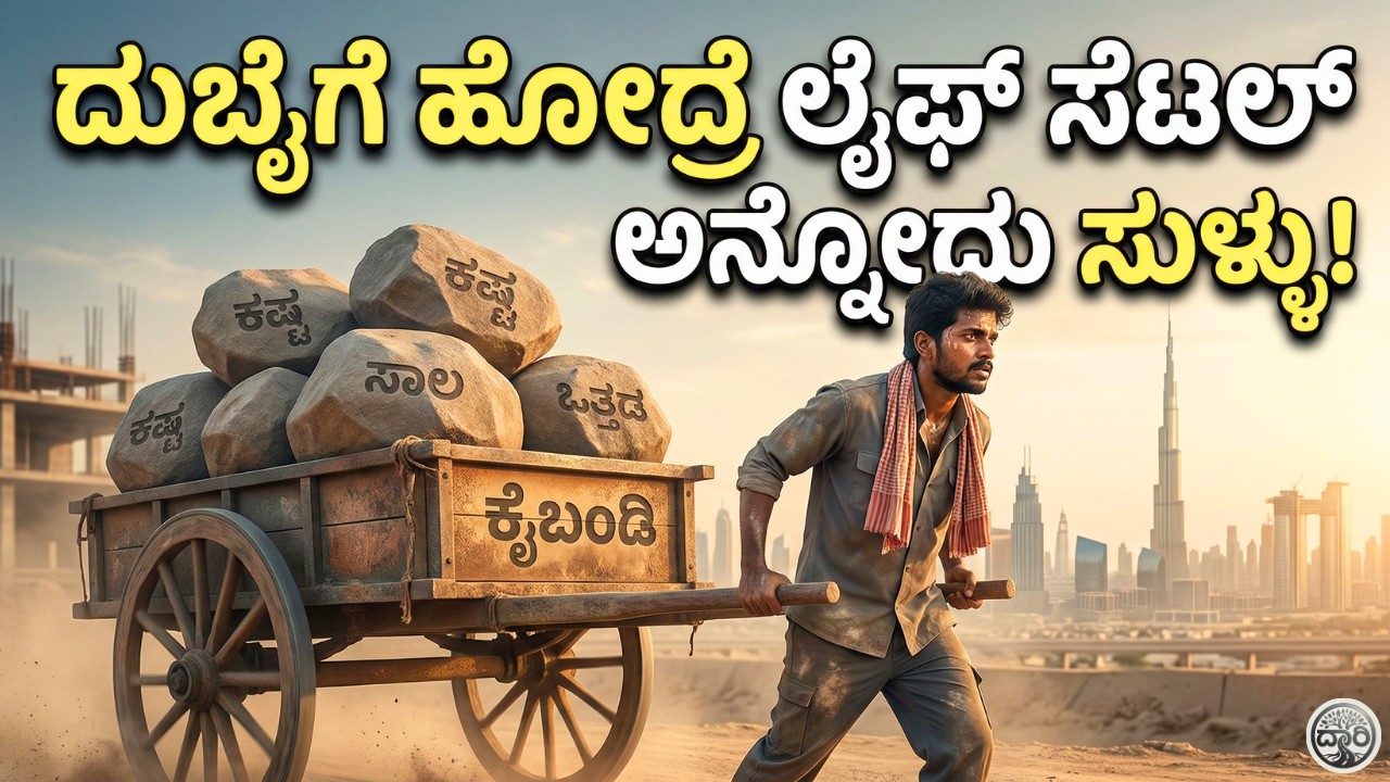 ✈️ ದುಬೈಗೆ ಹೋದ್ರೆ ಲೈಫ್ ಸೆಟಲ್ ಅನ್ನೋದು ಸುಳ್ಳು! 🚨 Fake Job Scam Exposed | Middle-Class Financial Trap