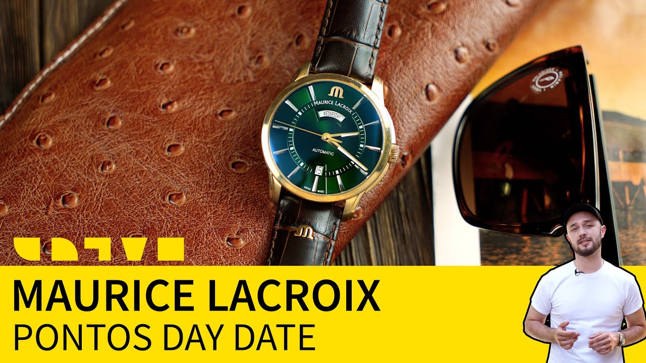 Швейцарские бронзовые часы Maurice Lacroix Pontos Day Date